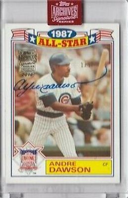 2019 Topps Archives Signature Series Retired #18 Andre Dawson