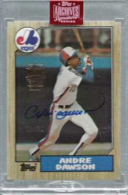 2019 Topps Archives Signature Series Retired #345 Andre Dawson