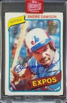 2019 Topps Archives Signature Series Retired #235 Andre Dawson