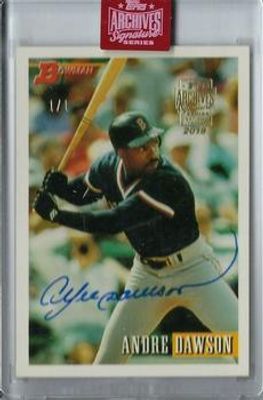 2019 Topps Archives Signature Series Retired #495 Andre Dawson