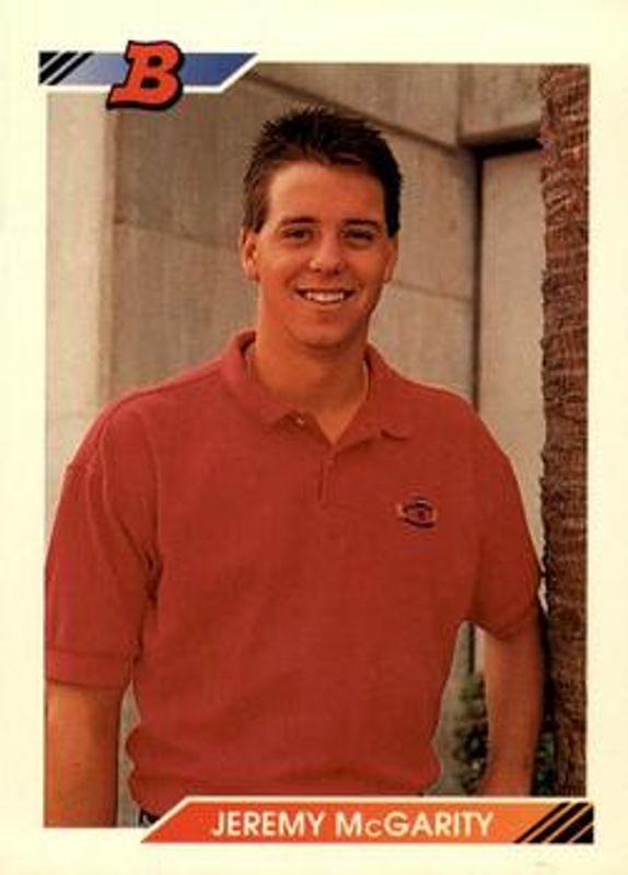 Jeremy McGarity 1992 Bowman #26 Base RAW