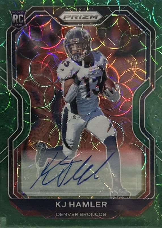 2020 Prizm #315 Rookie Autographs - Green Scope /75