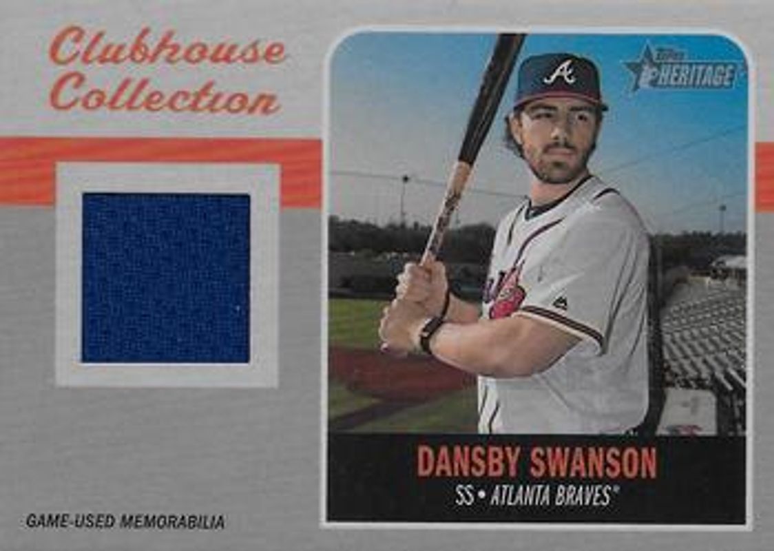2019 Topps Heritage #CCR-DS Clubhouse Collection Relics