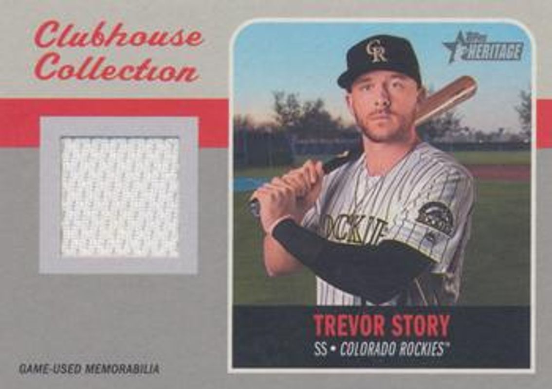 2019 Topps Heritage #ECCR-TS Clubhouse Collection Relics Exclusive