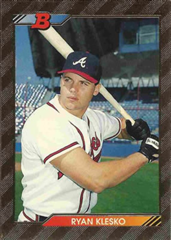 Ryan Klesko 1992 Bowman #623 Base RAW