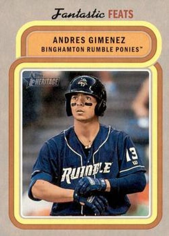 2019 Topps Heritage Minor League #FF-10 Fantastic Feats