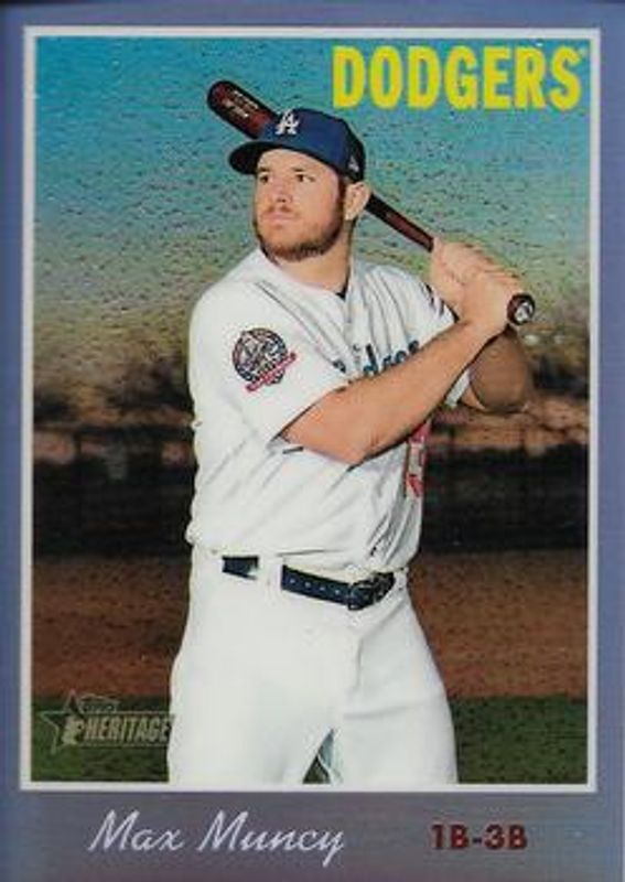 2019 Topps Heritage #THC-446 Chrome - Purple Hot Box Refractor