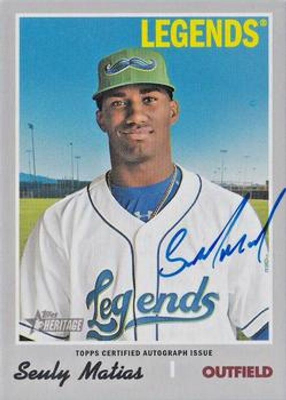 2019 Topps Heritage Minor League #ROA-SM Real One Autographs