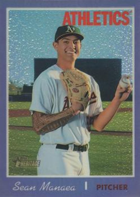 2019 Topps Heritage #THC-408 Chrome - Purple Hot Box Refractor
