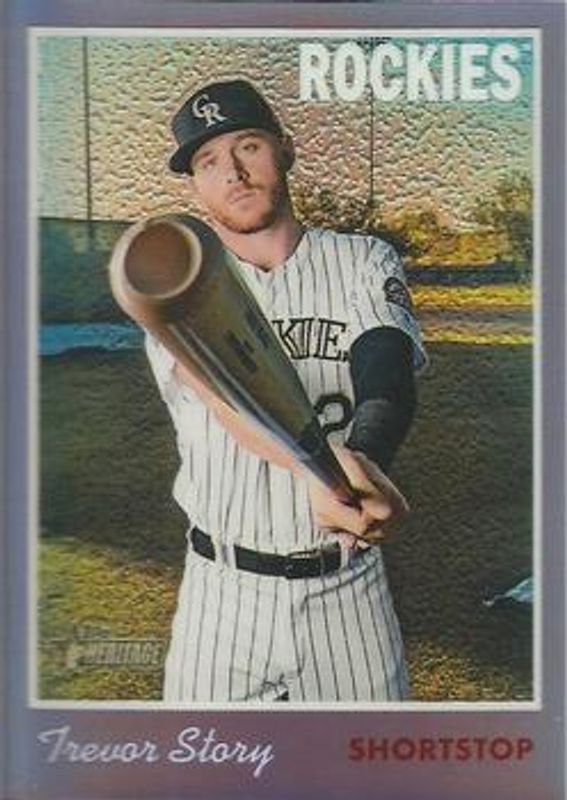 2019 Topps Heritage #THC-469 Chrome - Purple Hot Box Refractor