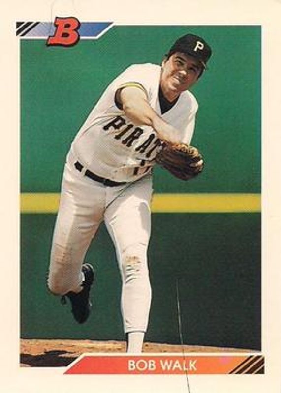 Bob Walk 1992 Bowman #666 Base RAW