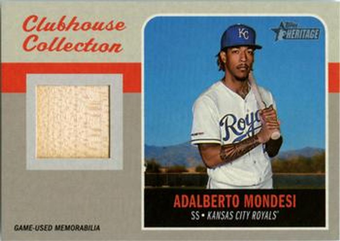 2019 Topps Heritage #CCR-AM Clubhouse Collection Relics High Number
