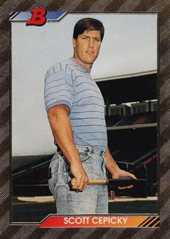 1992 Bowman #614b Base