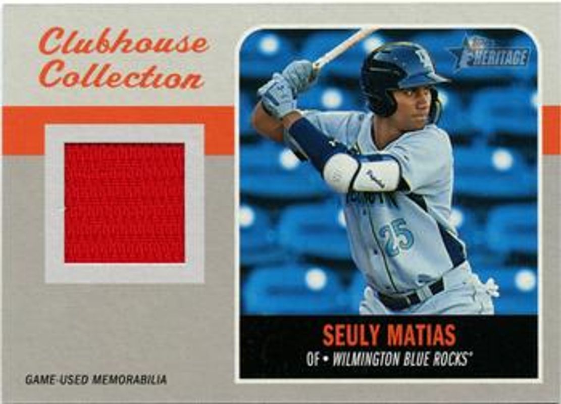 2019 Topps Heritage Minor League #CCR-SM Clubhouse Collection Relics