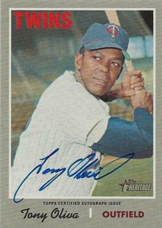 2019 Topps Heritage #ROA-TO Real One High Number Autographs