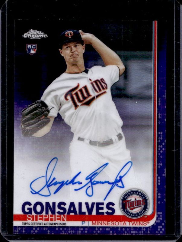 2019 Topps Chrome #RA-SG Rookie Auto - Purple Refractor /250