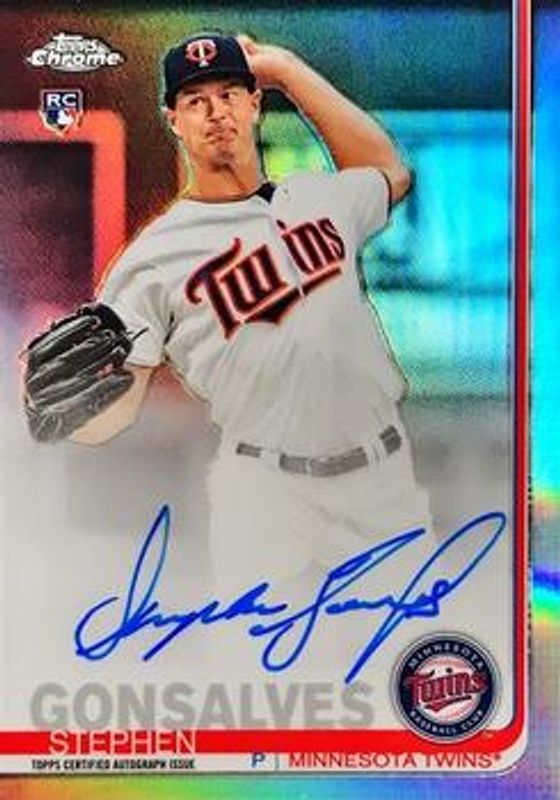 2019 Topps Chrome #RA-SG Rookie Auto - Refractor /499