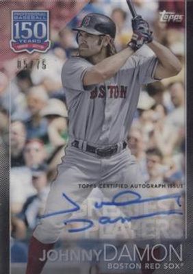 2019 Topps Clearly Authentic #YBP-JO 150 Years of Professional Baseball Autographs - Black /75
