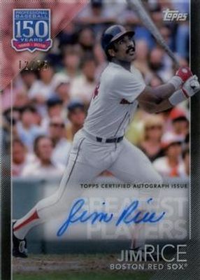 2019 Topps Clearly Authentic #YBP-JE 150 Years of Professional Baseball Autographs - Black /75