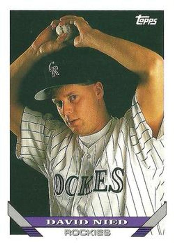 David Nied 1993 Topps #444 Base RAW