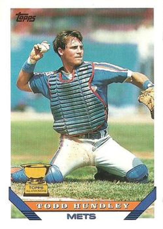 Todd Hundley 1993 Topps #380 Base RAW