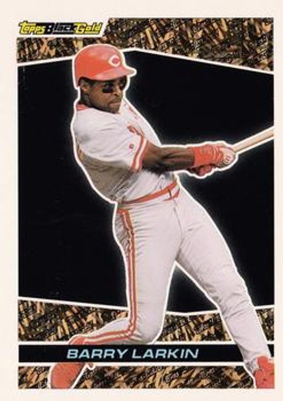 Barry Larkin 1993 Topps #11 Black Gold RAW