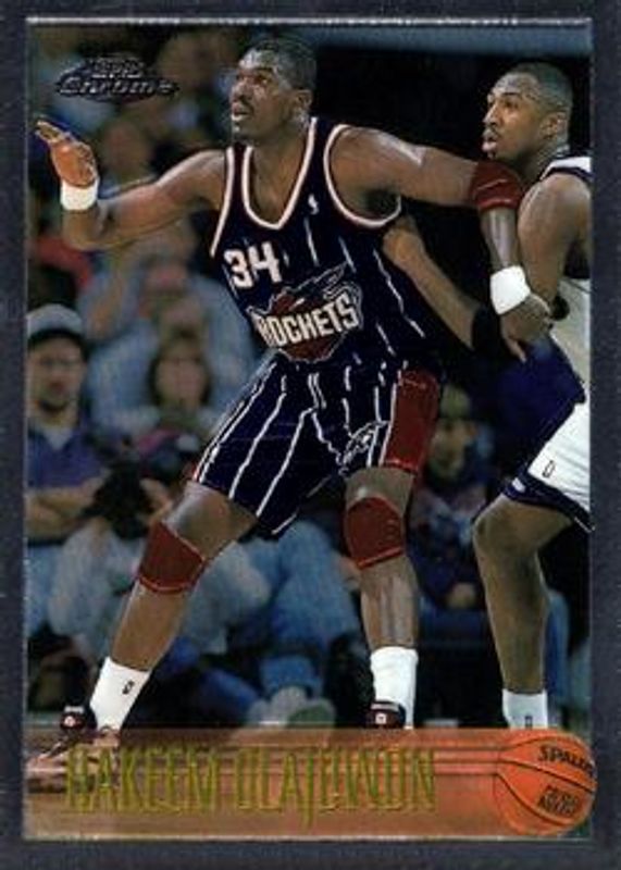 Hakeem Olajuwon 1996 Topps Chrome #35 Base RAW