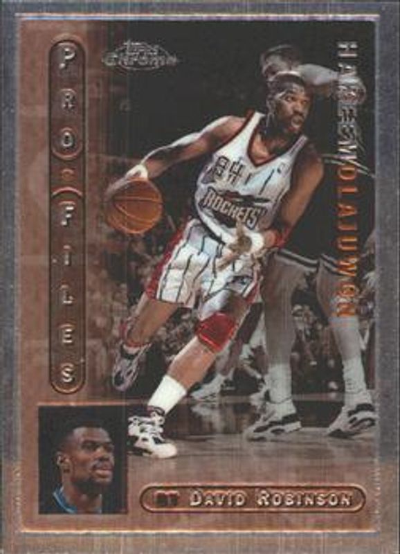 Hakeem Olajuwon 1996 Topps Chrome #PF-19 Pro Files RAW