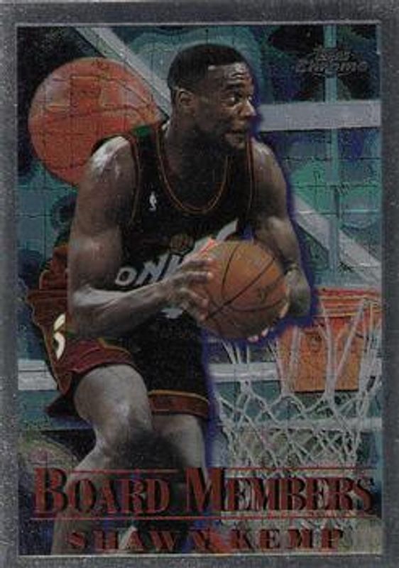 Shawn Kemp 1996 Topps Chrome #10 Season's Best RAW