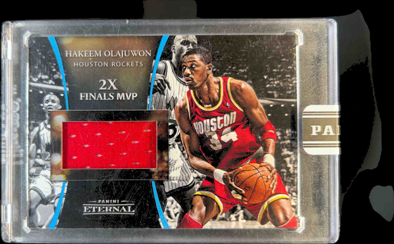 Hakeem Olajuwon 2016 Panini Eternal #PE-MVP4 Base /8 RAW