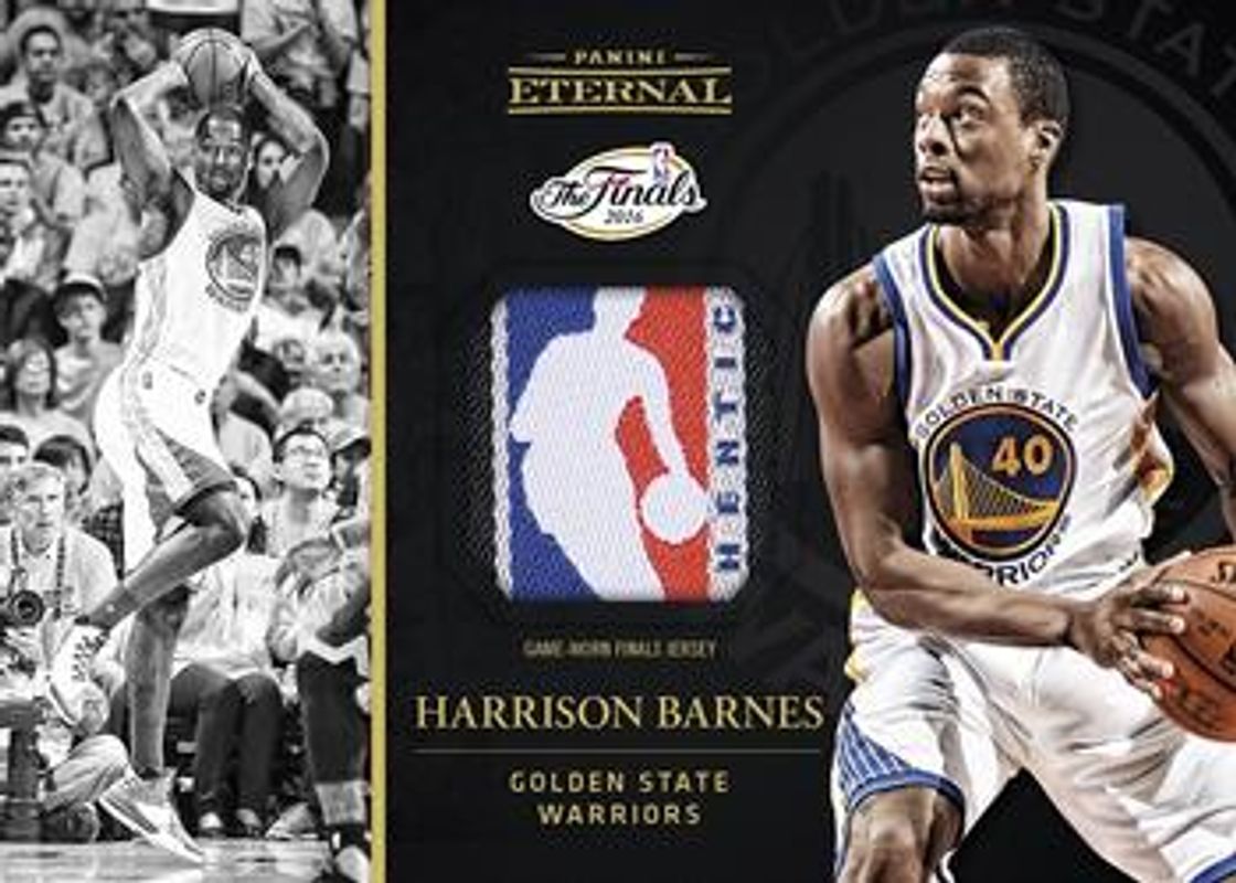 2016-17 Panini Flawless Harrison Barnes Dual Game Used Patch