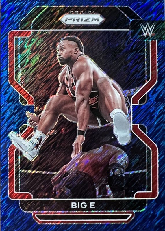 2022 Prizm WWE #117 FOTL Blue Shimmer /10