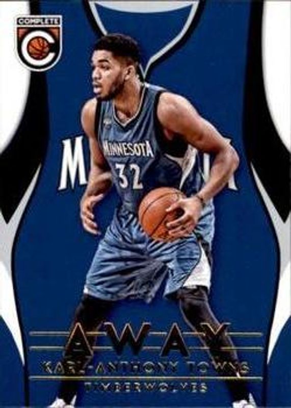 Karl-Anthony Towns 2016 Panini Complete #17 Away RAW