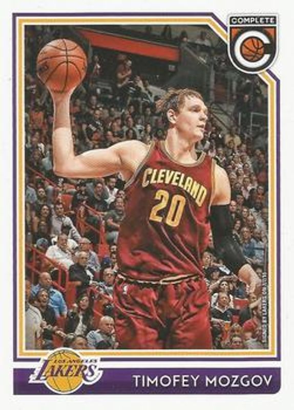 2016 Panini Complete #176 No Printing on Back