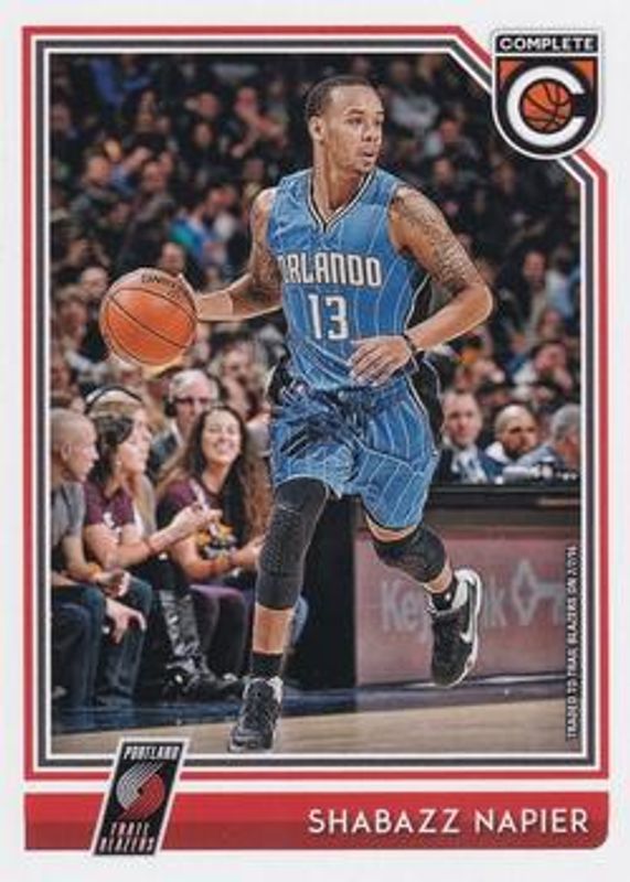 2016 Complete #372 No Printing on Back