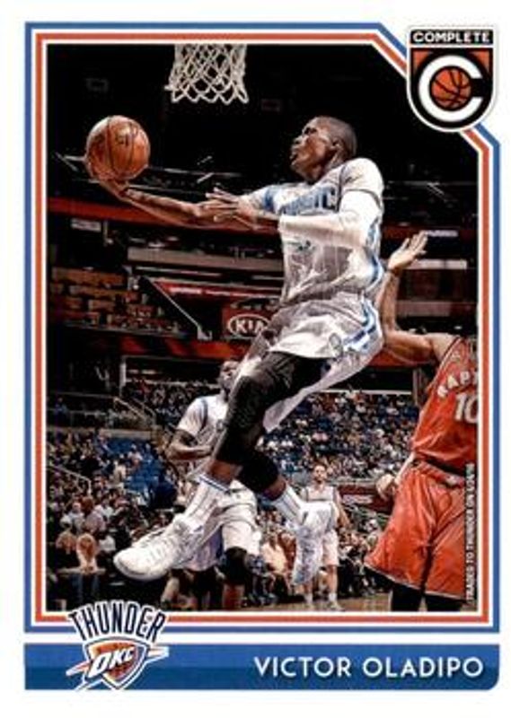 Victor Oladipo 2016 Panini Complete #338 No Printing on Back RAW