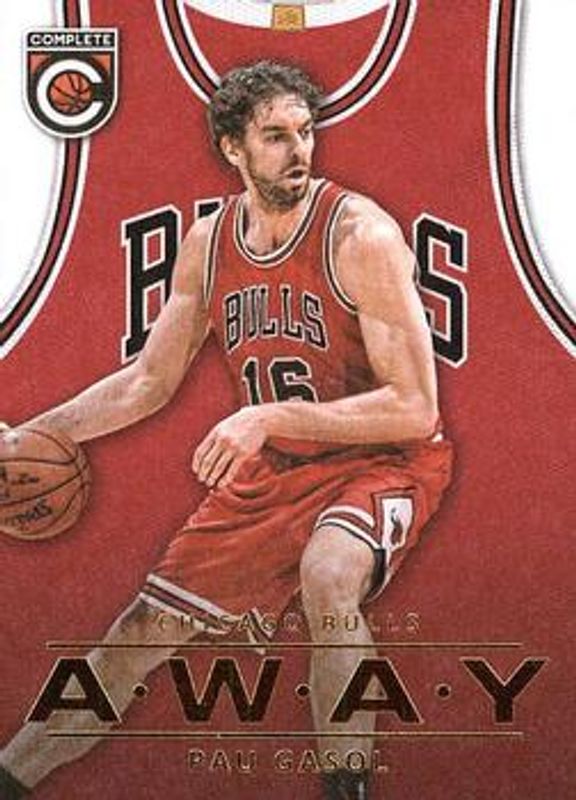 Pau Gasol 2015 Panini Complete #17 Away RAW