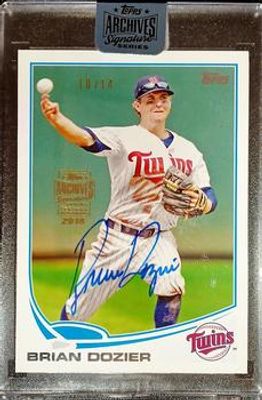 2018 Topps Archives Signature Series #596 Brian Dozier Buyback Autographs
