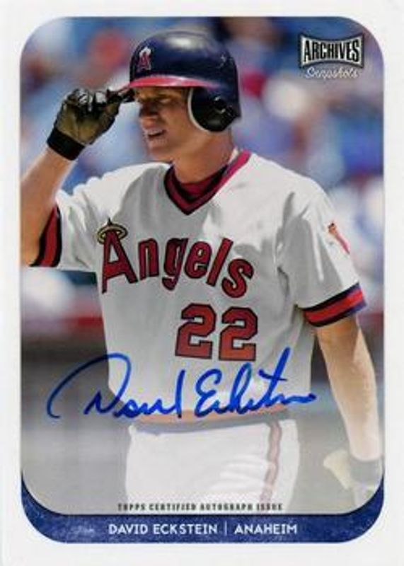 2018 Topps Archives Snapshots #AS-DE Autographs