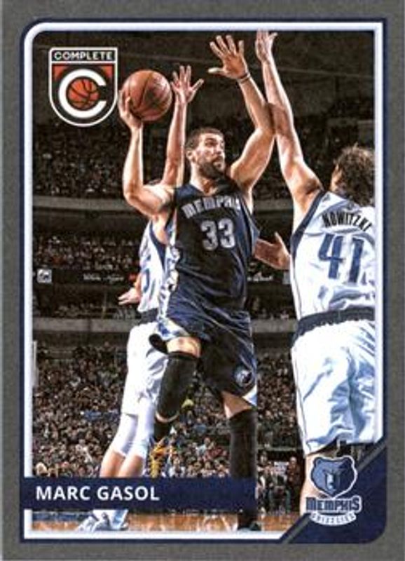 Marc Gasol 2015 Panini Complete #132 Silver RAW