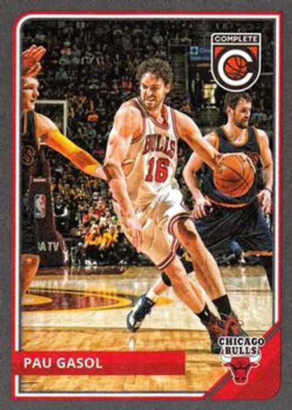 Pau Gasol 2015 Panini Complete #124 Silver RAW