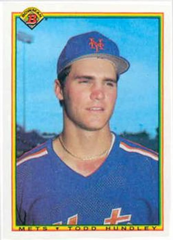Todd Hundley 1990 Bowman #142 Base Rookie RAW