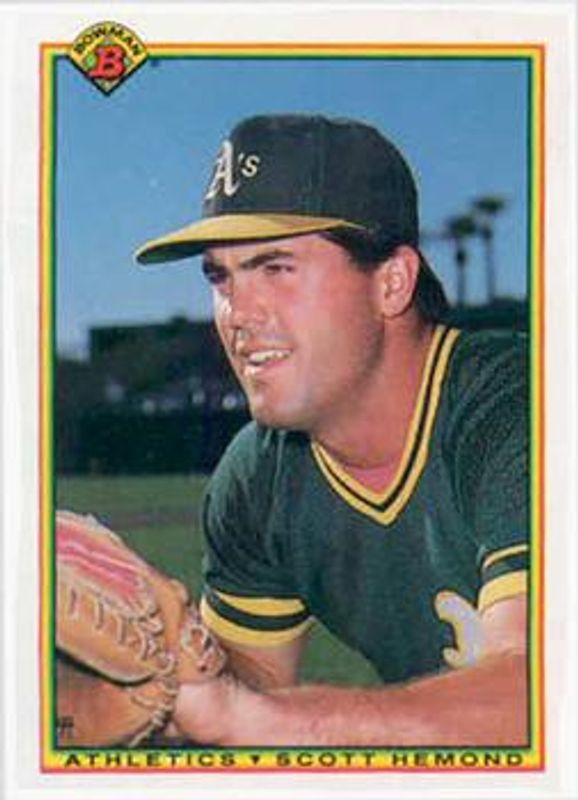 Scott Hemond 1990 Bowman #453 Base Rookie RAW