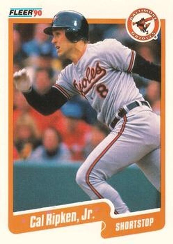 Cal Ripken Jr. 1990 Fleer #187 Base RAW
