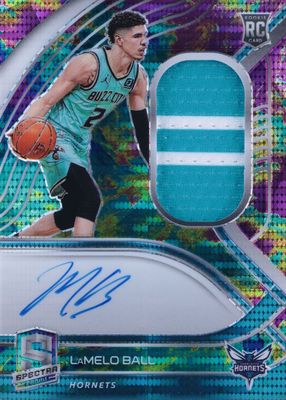 2020 Spectra #215 Rookie Jersey Autographs - Celestial (/75)