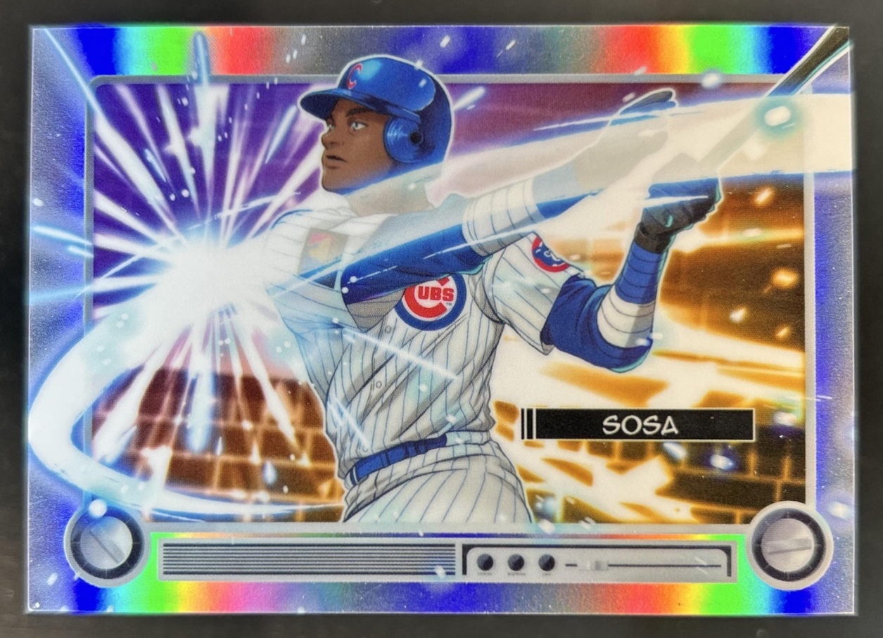 rare sammy sosa cards 2023 Leaf Metal Sammy Sosa Auto /4 #BA-SS2 main image 1