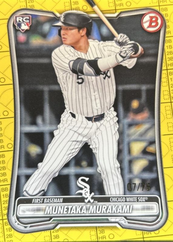 2026 Bowman #9 Yellow Pattern /75