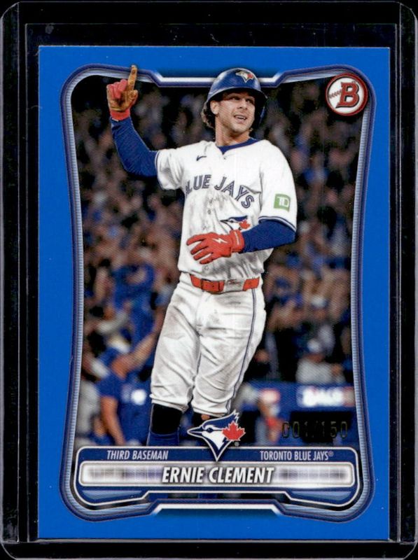 Ernie Clement Baseball Cards Price Guide - Sports Card Investor