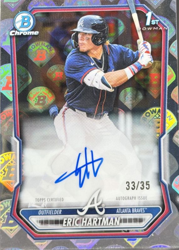 2026 Bowman #CPA-EHA Chrome Prospect Autographs - LogoFractor /35 (1st)