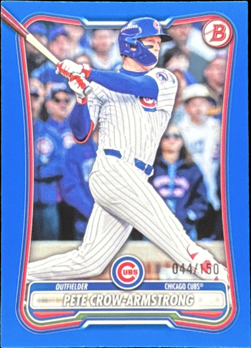 Pete Crow-Armstrong 2026 Bowman #31 Blue Border /150 Price Guide ...